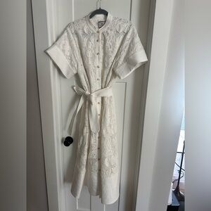 Tuckernuck White Lace Maxi Dress